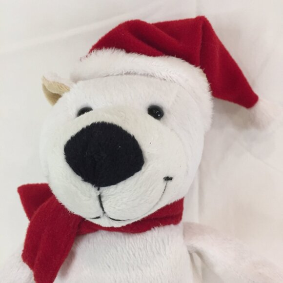 2 Ferrero Kinder Surprise Bunny Rabbit & Polar Bear Plush Animal Stuffed Toys - Picture 9 of 13